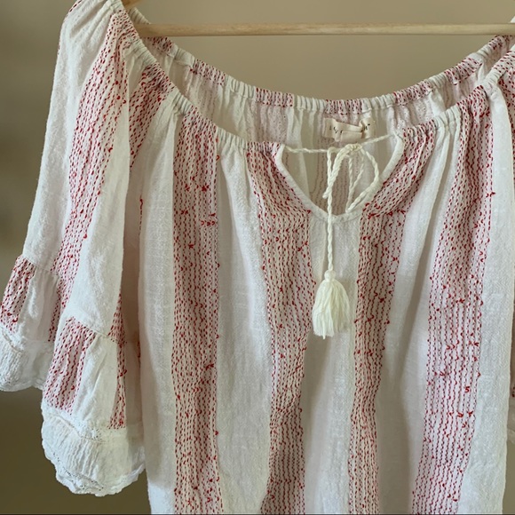 Lovestitch Off the Shoulder Peasant Top - Picture 6 of 6